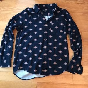 Lands’end western flannel